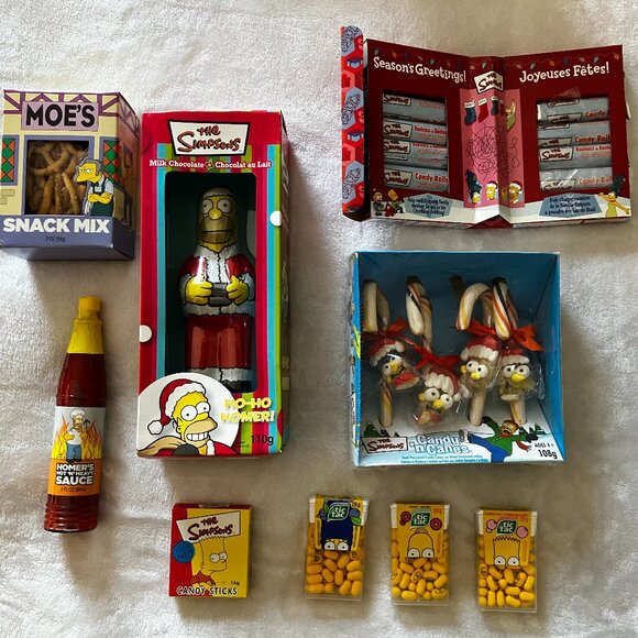 The Simpsons Holiday & Snack Collectibles Lot – Rare and Fun Items - Picture 1 of 5